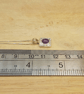 Tiny Square amethyst pendant necklace  - Image 5