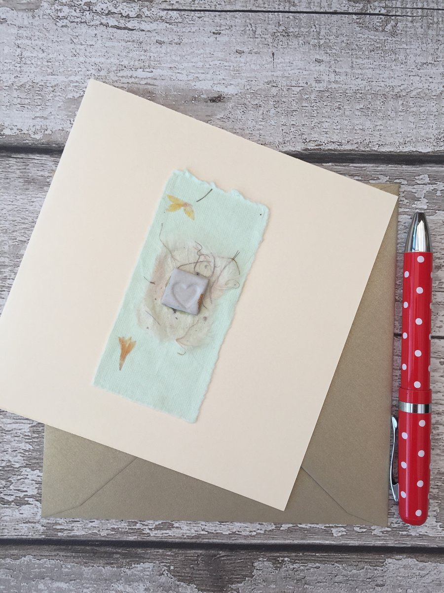 Handmade, bespoke Gift card, one off design, greetings card