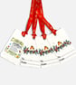 Set of 4 Plantable Christmas Gift Tags, Seed Paper, Robin & Holly Tags - Image 2