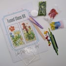 Make at Home Fused Glass Suncatcher Kit 2x (10x5cm) Mothers Day Gift