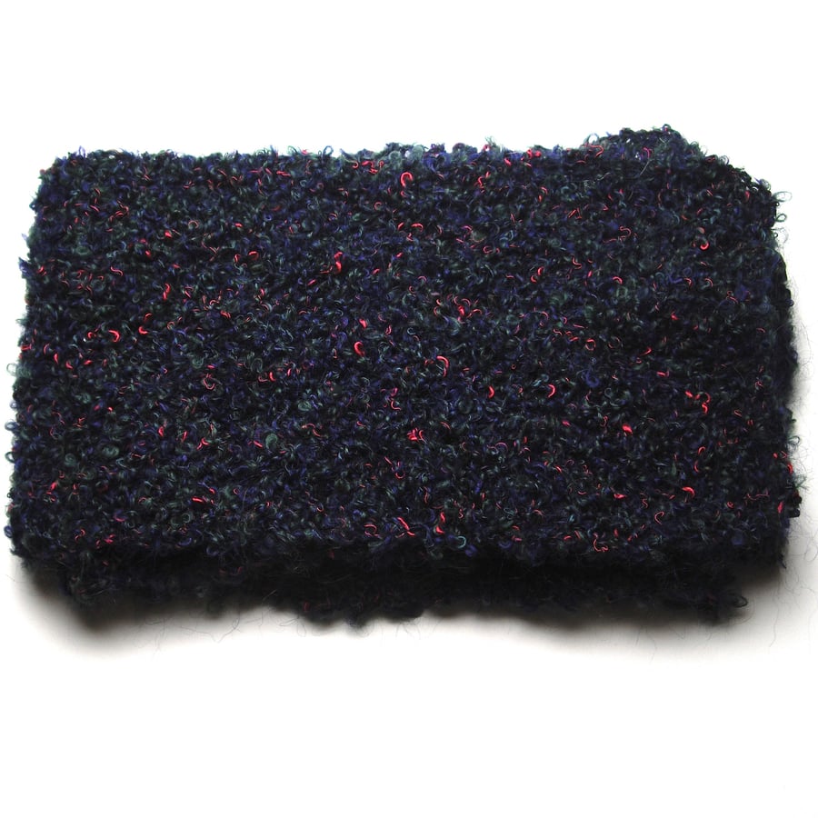 Boucle Hand Knitted Scarf - UK Free Post