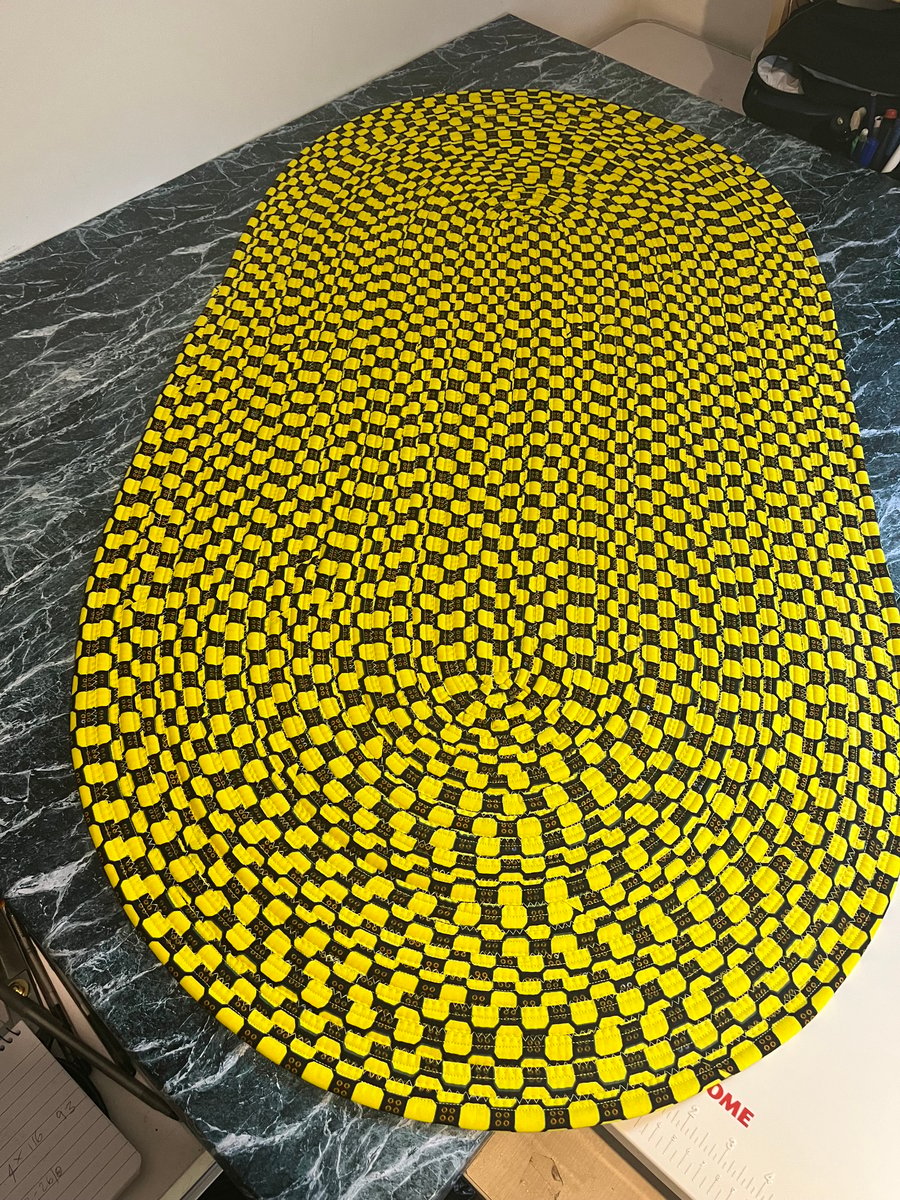 Handmade Jelly Roll Rug - African Print