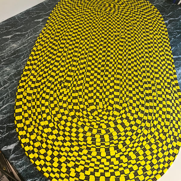 Handmade Jelly Roll Rug - African Print