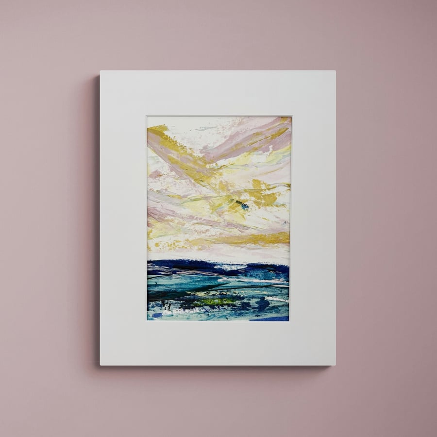 Perfectly Imperfect Original Seascape Painting - Sample 225