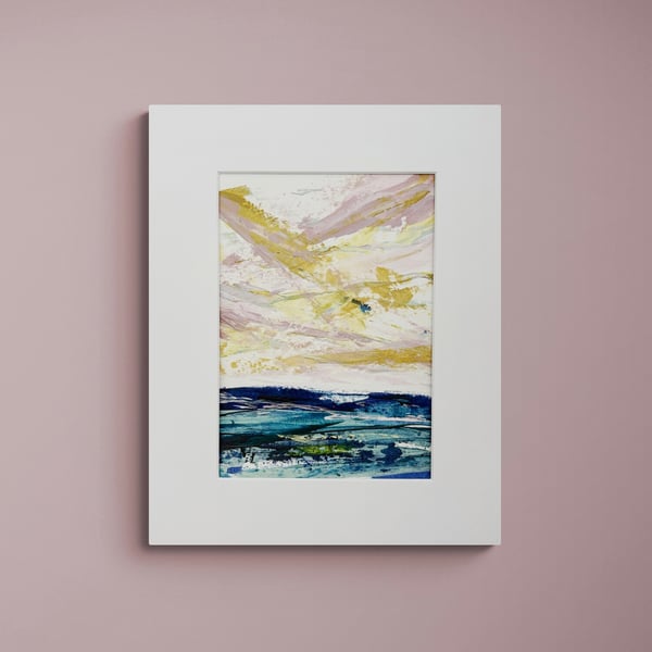 Perfectly Imperfect Original Seascape Painting - Sample 225