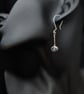 Labradorite sterling silver drop earrings
