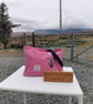 Extra large Harris Tweed shopper with embroidered Flowers  - Image 4