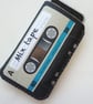 Blue Cassette Tape iPhone Case Phone Case (fits iPhone, Samsung, HTC, Nokia)