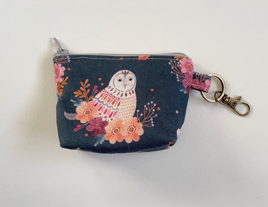 Mini Coin Purse Keychain - Night creatures 