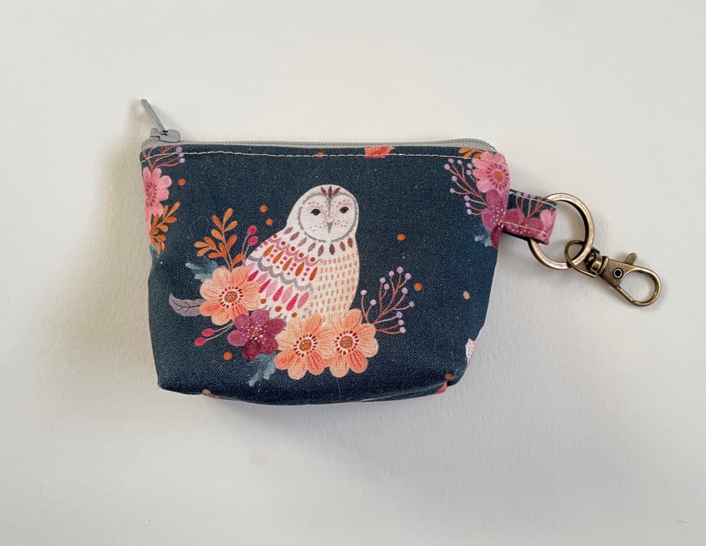 Mini Coin Purse Keychain - Night creatures 