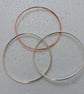 Russian wedding bangle - a triplet of interlinked bangles - Image 7