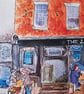 The Jacaranda Liverpool watercolour print A5 - Image 4