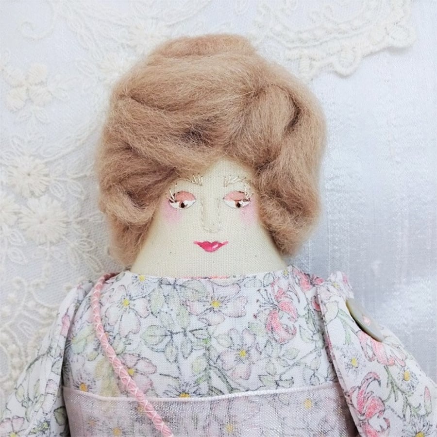 Marilla, A Folk Art Rag Doll