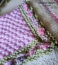 Designer Baby Girl's Hand Knitted Cardigan  3-6 months size - Image 2