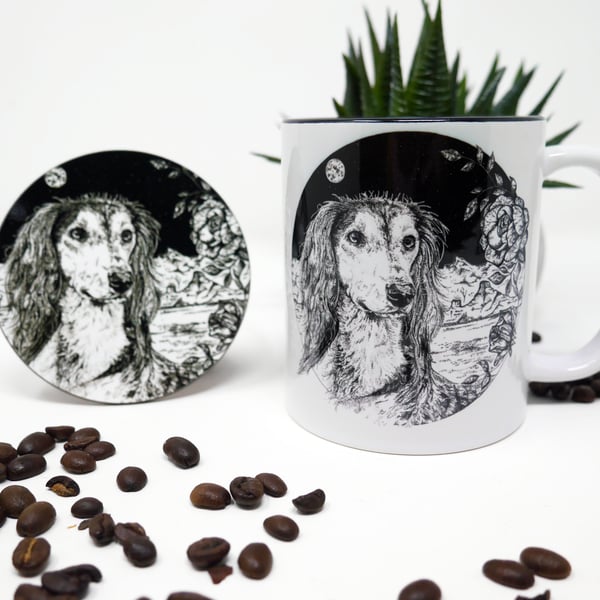 Saluki, Saluki Gift, Saluki Mug, Sighthound Mug, Dog Gift