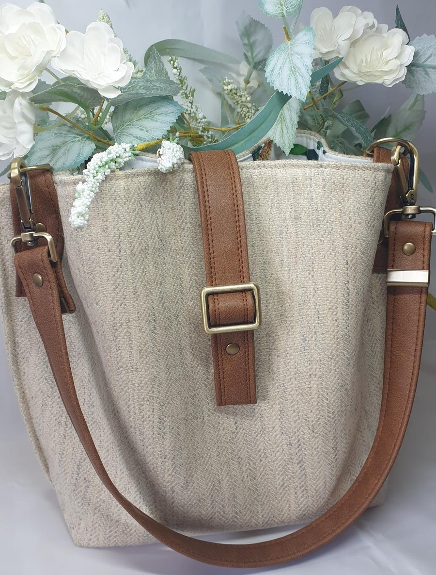 Yorkshire tweed handbag