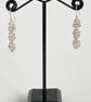 Sweet Pea Sterling Silver Chainmaille Earrings - Image 8