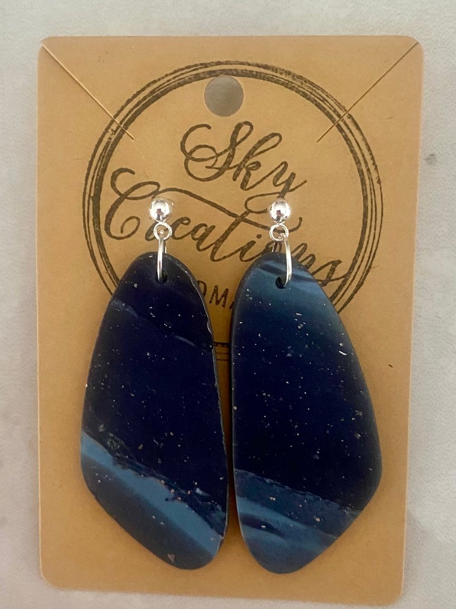 Ref: 2525 Handmade polymer clay earrings (includes FREE UK postage)