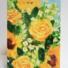Yellow bouquet - greeting card