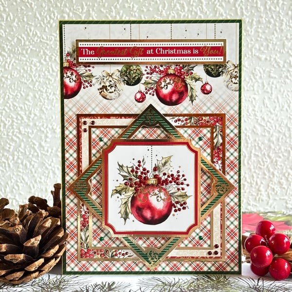 Christmas Card For A Loved One "The Greatest Gift At Christmas Is You"