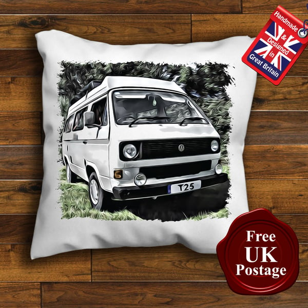 VW T25 Campervan Cushion Cover, Choose Your Size