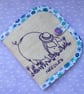 Embroidered Pig Needle Case - Image 1