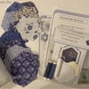 Patchwork hexagon kit EPP English paper piecing hexagonal patchwork pincushion