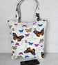 Tote bag, shopping bag, butterflies - Image 7