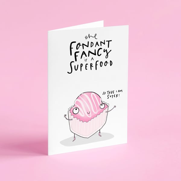 Fondant Fancies are a super food card