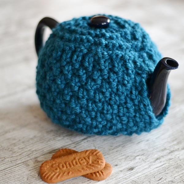 Tea Cosy Cover Super Chunky Knitted 1 - 2 Cup and  4-6 Cup  Tea Cosy Cover