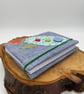 Appliqué rocket A6 notebook cover and notebook - Image 3
