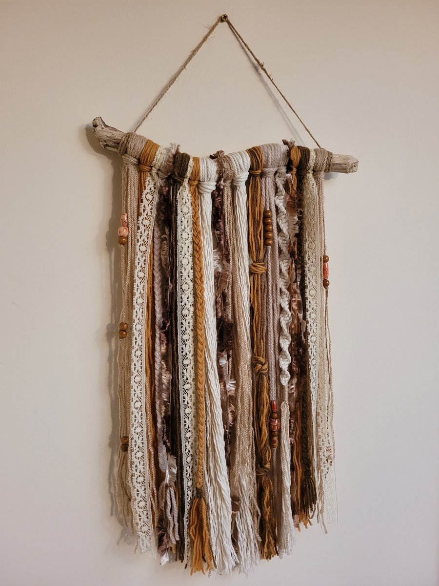 Driftwood & Yarn Wall Hanging