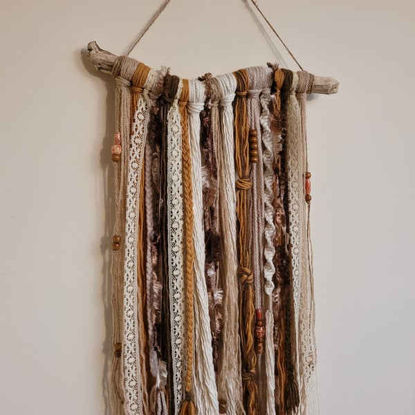 Driftwood & Yarn Wall Hanging