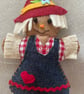 Felt gingerbread scarecrow decoration  - Image 3