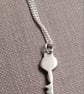 Old Fashioned Silver Key pendant - Image 2