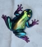 Stunning Juniper Lillyhops Resin Art Frog Figurine 