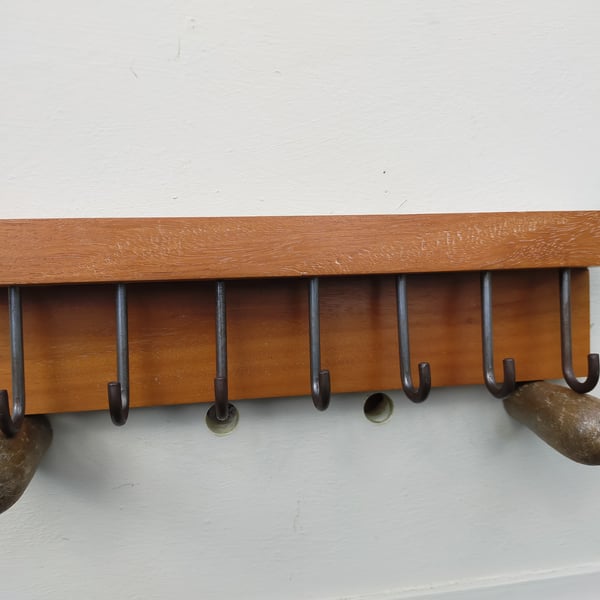 Brutalist Industrial Hooks for Keys or Utensils