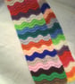 Child's Multi Coloured Scallop Patterned Scarf, Children's Scarf, Winter Warmer - Image 2