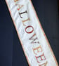 Floral 'Halloween' fabric banner - Image 2