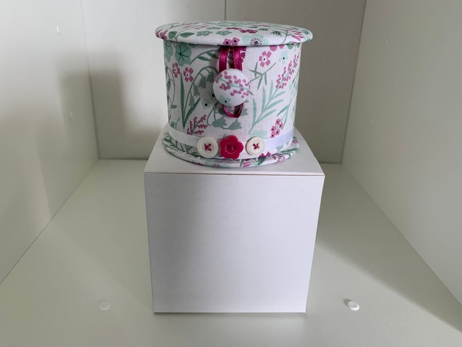 Handmade Button Storage or Trinket Box