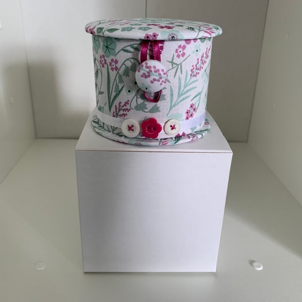 Handmade Button Storage or Trinket Box