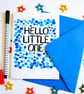 New Baby Card, Hello Little One New Born Card, Parents To Be Card, Adoption Card - Image 9