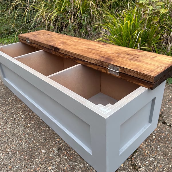 Wooden blanket cheap box seat
