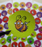 Sticker Sheet - round 35mm stickers - assorted random colourful designs - Image 3