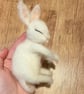 Felted Rabbit - Needle Felted Rabbit - Needle Felted Bunny  - Image 5