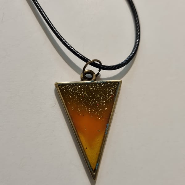 Pyramid Pendant Choker