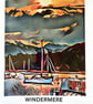 Windermere Lake District Art Print - A4