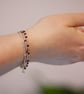 Bracelets Sterling silver with red swarovski and star charm  - Image 4