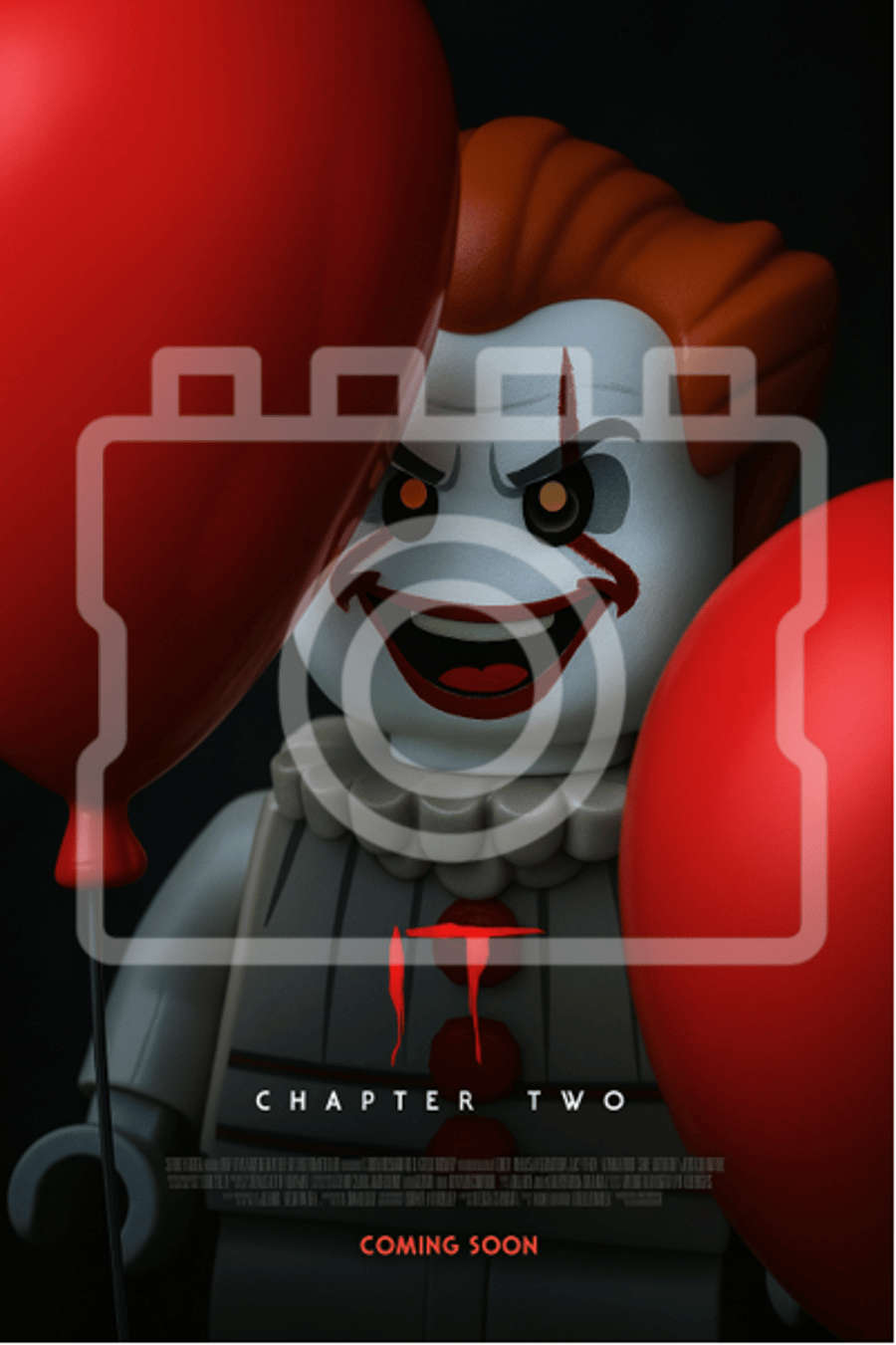 IT: CHAPTER TWO - LEGO-Inspired Movie Poster Print - Ready to Frame