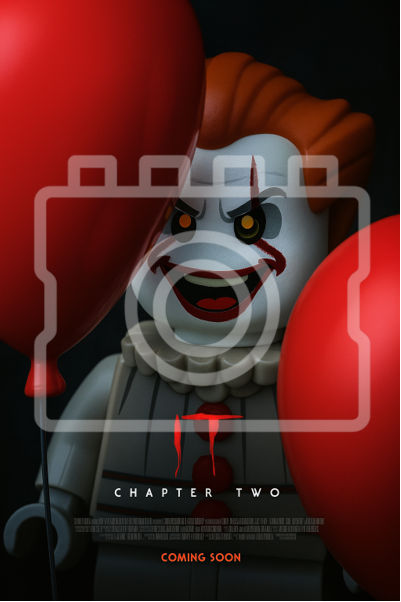 IT: CHAPTER TWO - LEGO-Inspired Movie Poster Print - Ready to Frame